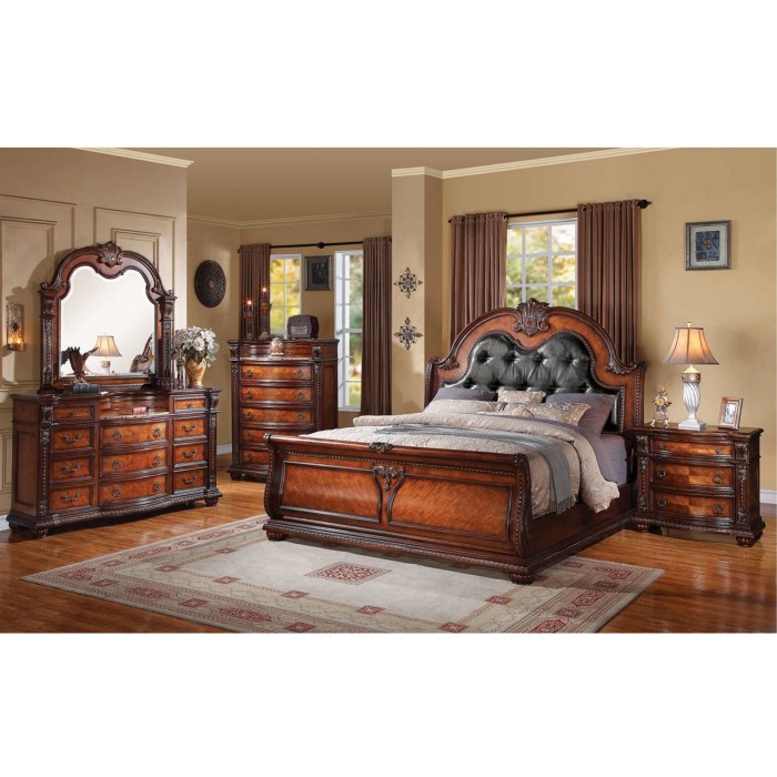 Hawk Luxury king size bedroom furniture collection