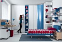 Bedroom furniture girl teenagers ideas red interior white design teenage teen pretty designs hawk haven vibrant room inspirationseek