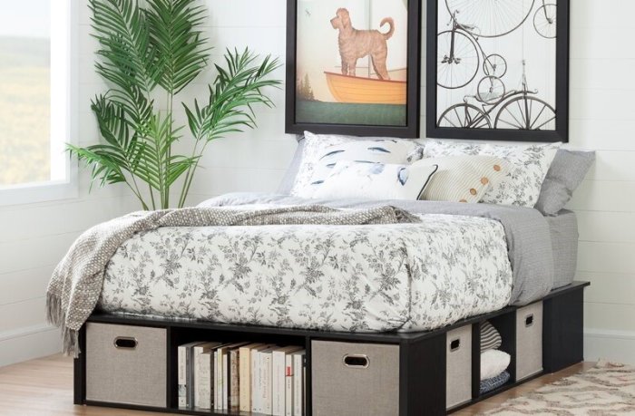 30 Small Apartment Storage Ideas and Solutions for Small Spaces - 2025 Small bedroom furniture with underbed storage